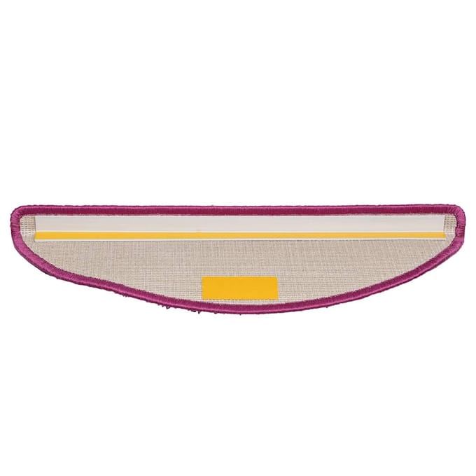 vidaXL - Trapmatten - 10 - st - 56x17x3 - cm - Violet - Halfrond