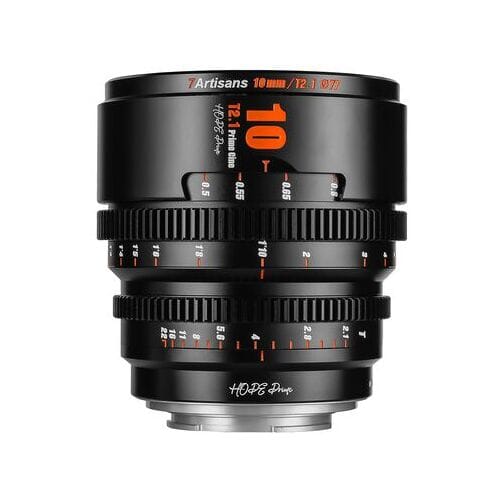 7Artisans Hope 10mm T/2.1  Canon RF-S zwart