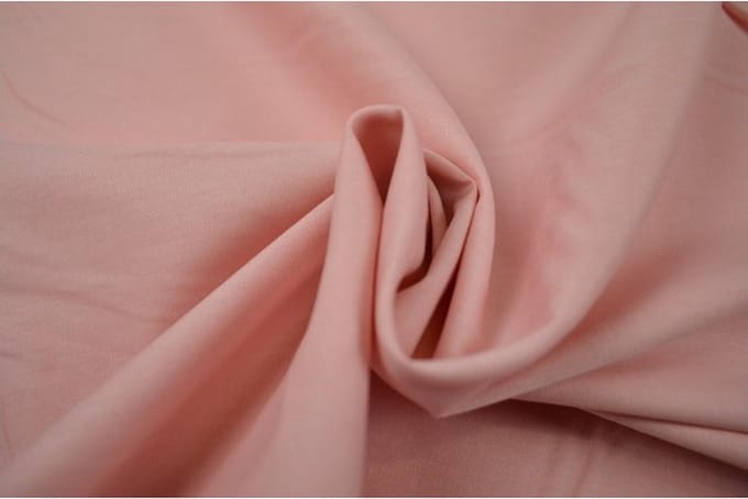 Katoen stof - Per meter - 1 meter - Poplin katoen uni - Dusty roze