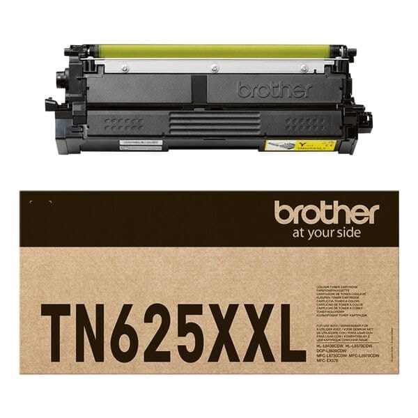 Brother TN625XXLY - high capacity - yellow - original - toner cartridge