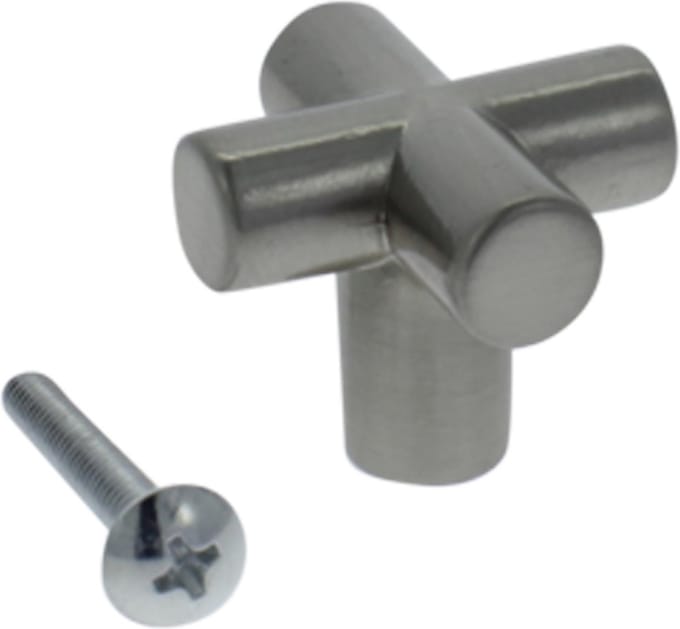 Starx Knop plus - 25mm - RVS-kleur