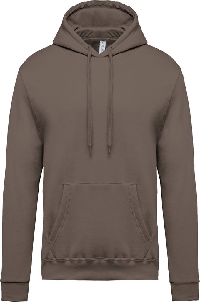 Kariban Herensweater met capuchon K476 - Moka Brown - S