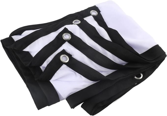 Projectorscherm - Beamerdoek - Thuisbioscoop Creëren - Kreukvrij Polyester - 100 Inch - Wit