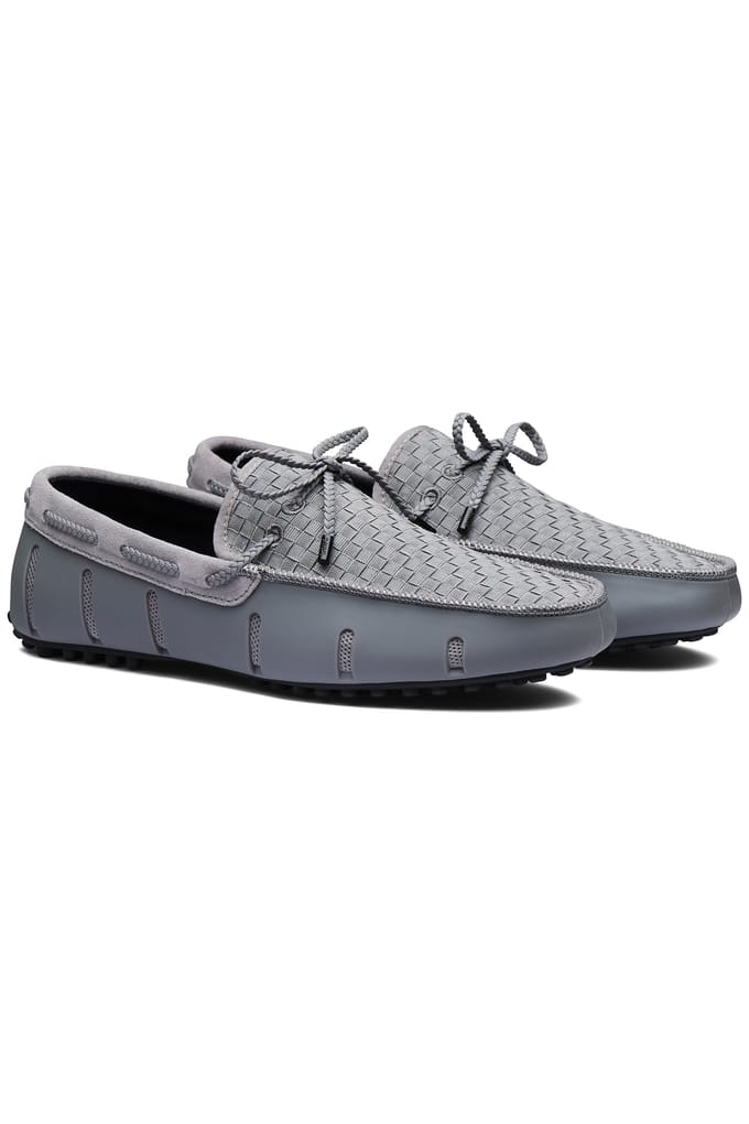 SWIMS The Woven Driver Gray/black Größe: 40 | Loafer Outlet | Herren | Grau