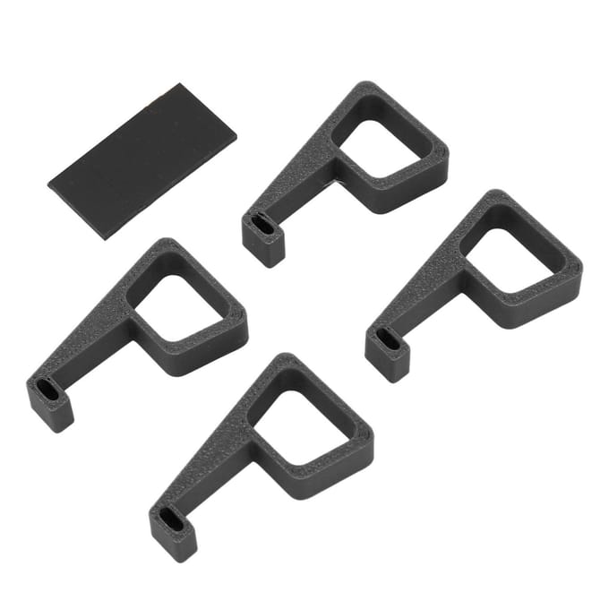 Support horizontal pour console de jeu, 4 pièces, pieds de refroidissement antidérapants, support de rehaussement pour console PS4 noir