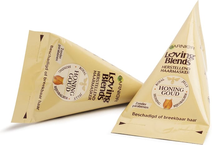 Garnier Loving Blends Honinggoud Herstellend Haarmasker Vrouwen 20 ml