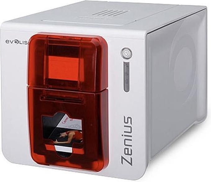 Evolis Zenius classic Fire Red