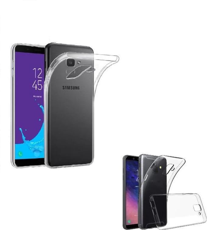 Pearlycase® Transparant Tpu Siliconen Case Geschikt voor Samsung Galaxy J4 2018