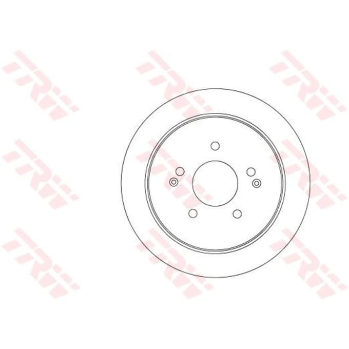 Remschijf TRW DF6901
