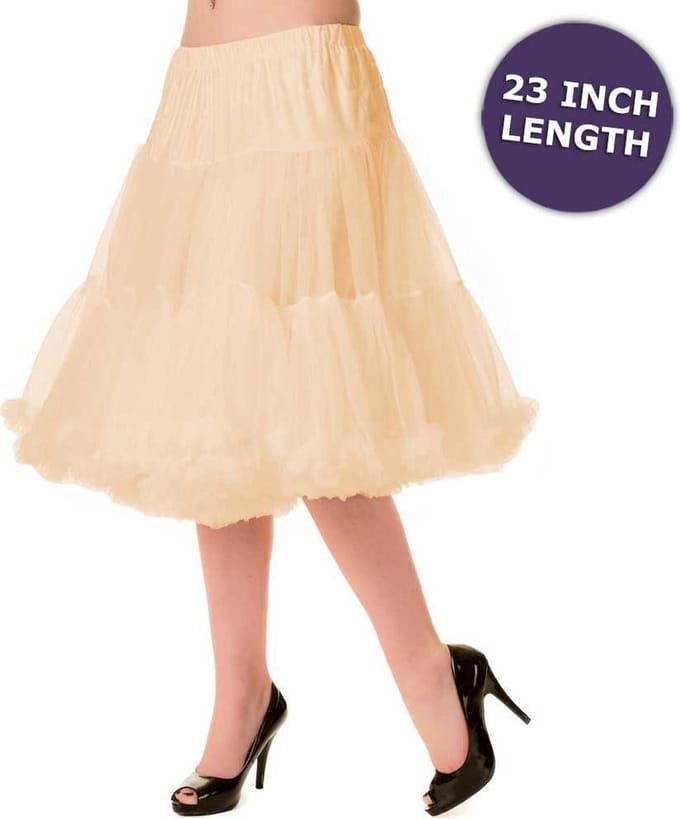 Banned - Starlite Petticoat - Vintage - XS/S - Creme