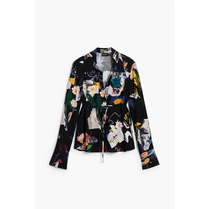 Dameshemd met lange mouwen Desigual Fereo