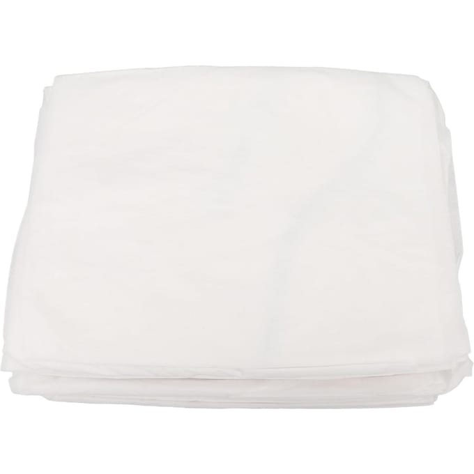 10 pièces Drap de Table de Massage Jetable Drap de Table de Massage Jetable Housse de Lit Élastique pour la Plupart white