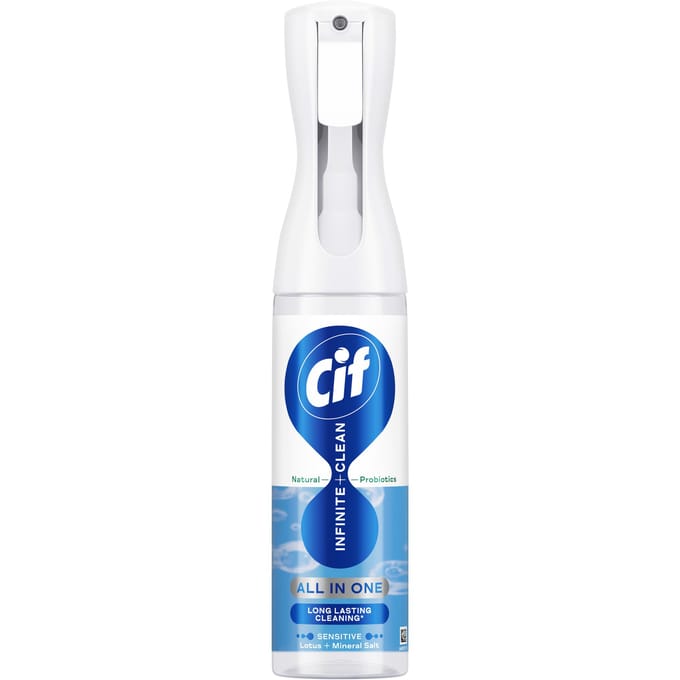 Cif Nettoyant Universel Infinite Clean Sensitive Lotus & Sel Minéral Spray 280 ml