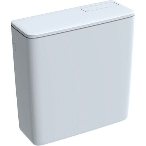 Geberit surface-mounted cistern AP128, flush-stop-flush, water connection at rear center or side 128.000.11.5