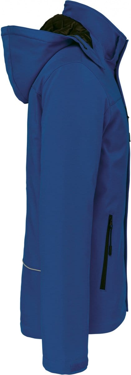 Kariban Gewatteerde softshell herenparka met capuchon K650 - Dark Royal Blue - L