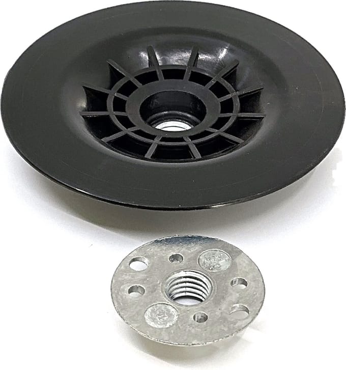 STANLEY steunschijf voor haakse slijper - Ø 115 mm - 22.2 mm - M14 - Nylon