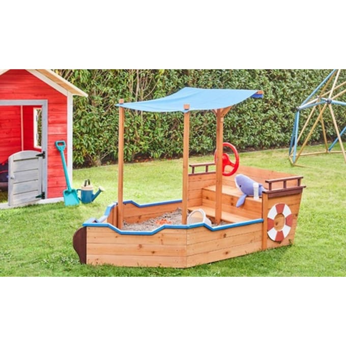 Home Deluxe zandbak met verborgen bankje