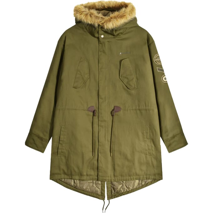 Lambretta Canvas heren parka (Kaki Groen)