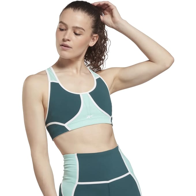 Gewatteerde beha voor vrouwen Reebok Lux Racer Colorblocked