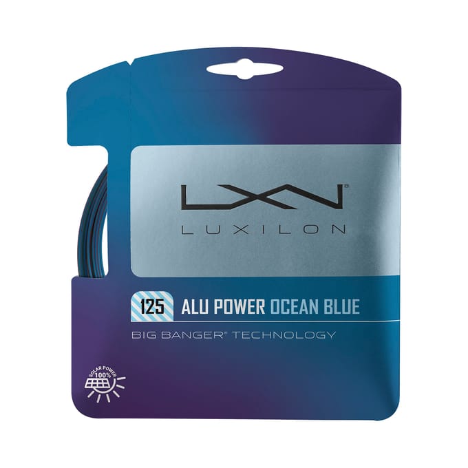 Luxilon Alu Power Ocean Blue Set Snaren 12,2m-Blauw