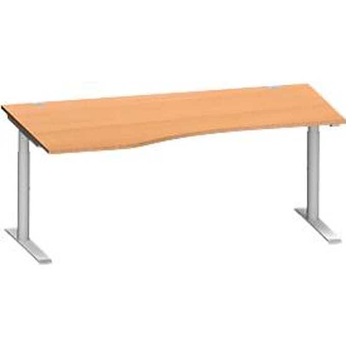 Schäfer Shop Genius bureau MODENA FLEX, aanbouw links, beuk