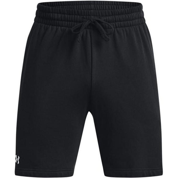 Under Armour Heren Rival Fleece Korte Broek (Zwart/Wit)