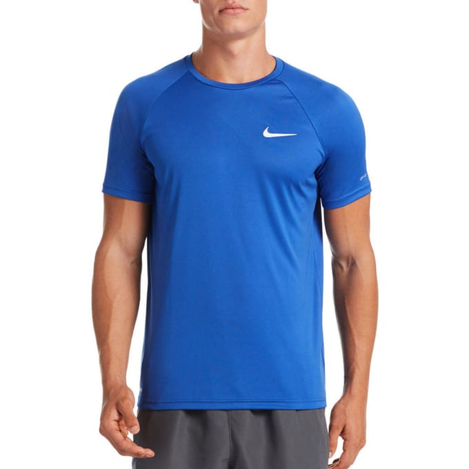Nike Essential Short Sleeve Hydroguard Shirt Heren - Maat M