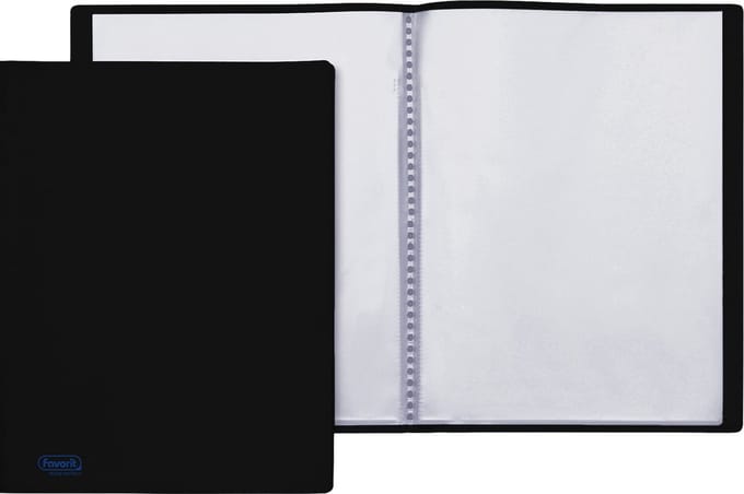 Favorit 100460272, Polypropyleen (PP), Zwart, 40 vel, 220 mm, 300 mm