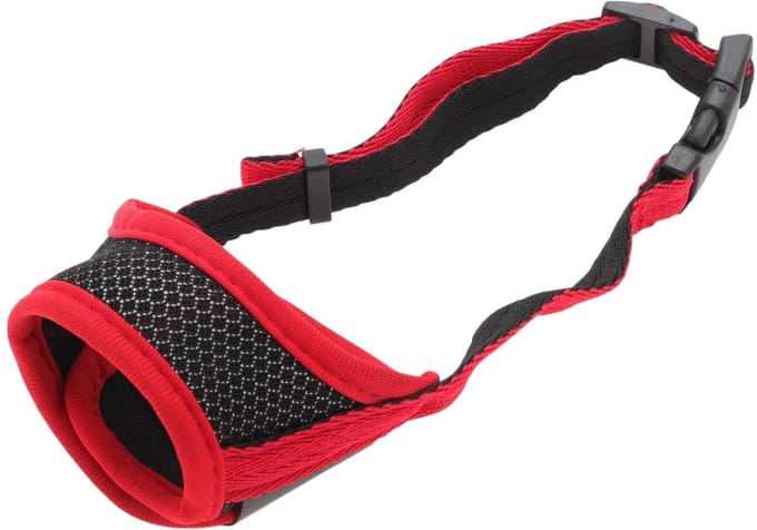 Dailygoods - Zachte Ademende Muilkorf voor Honden