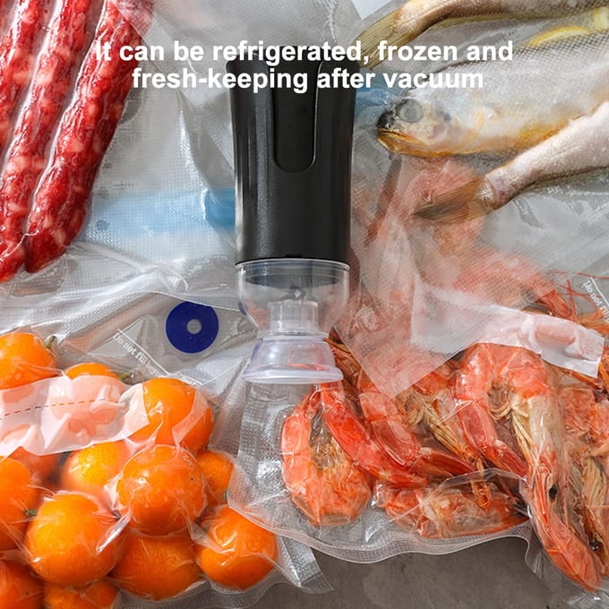 Machine Sous Vide 7W 60Kpa Pompe Électronique Manuelle Machine Sous Vide Automatique pour Aliments brown