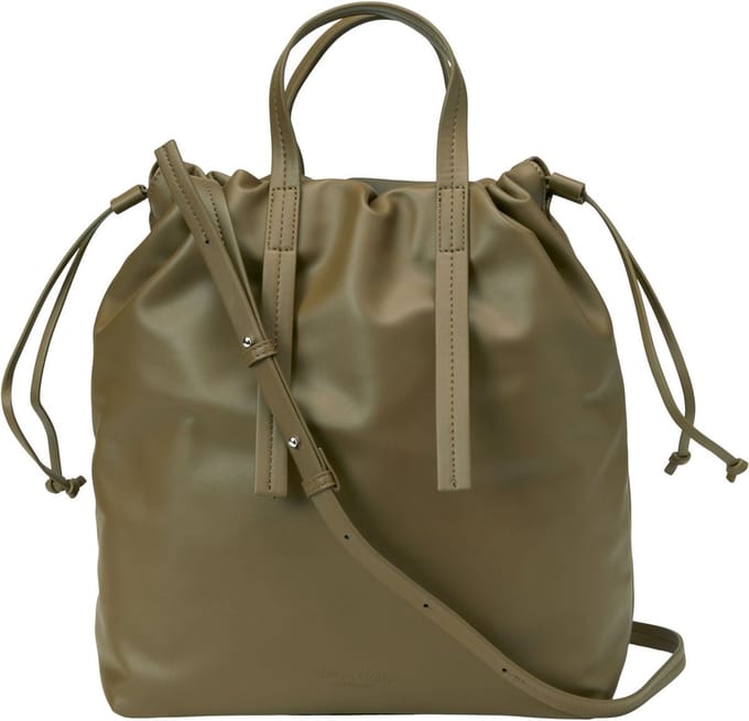 Marc O'Polo Schoudertas Shopper Forest Floor Olijfgroen