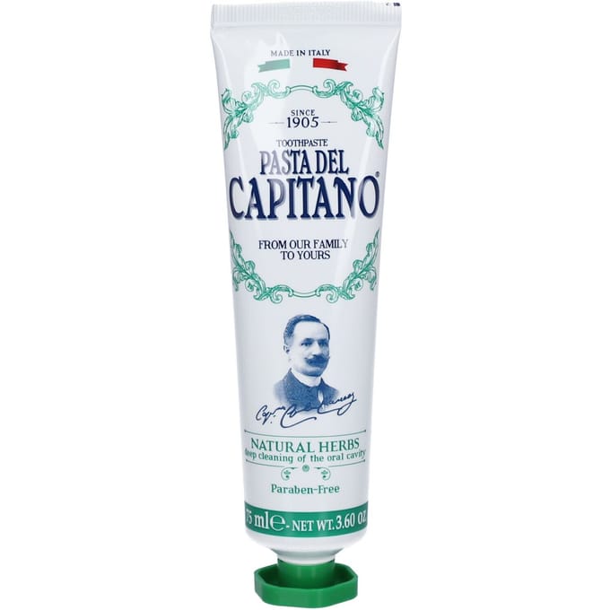Pasta Del Capitano - Natural Herbs Tandpasta -  75ml