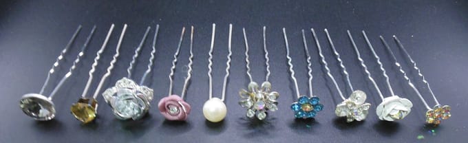 Haarpinnen diverse varianten set van 10 stuks. #1