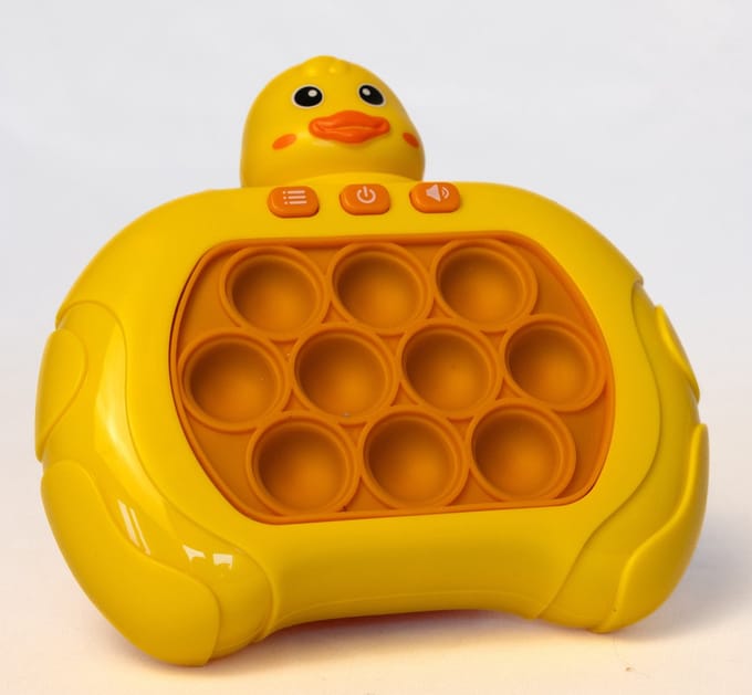 DMG Supply Pop It Game - Eend Geel - Pop It - Pop Or Flop - Fidget Toy - Educatief Speelgoed