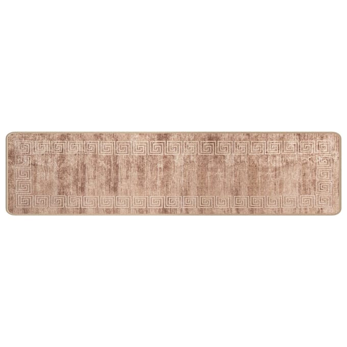 vidaXL - Tapijt - Runner - MARSA - Wit - 50 - x - 200 - cm - Polyester - en - PVC