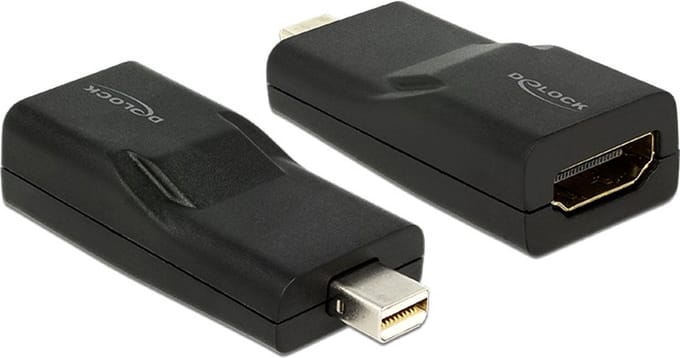 DeLOCK premium Mini DisplayPort naar HDMI adapter - DP 1.2 / HDMI 1.4 (4K 30Hz) / metaal