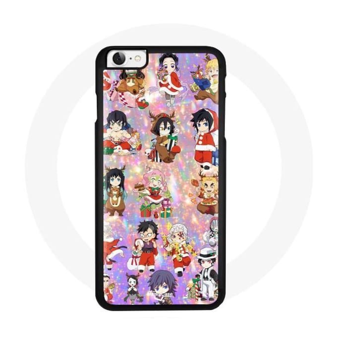 Coque pour Iphone 7 - Demon Slayer - Noël - Souple - Protection - Noir