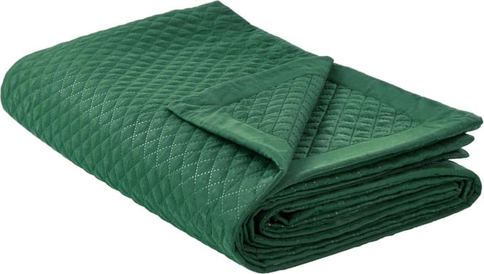 NAPE - Bedsprei - Donkergroen - 200 x 220 cm - Polyester