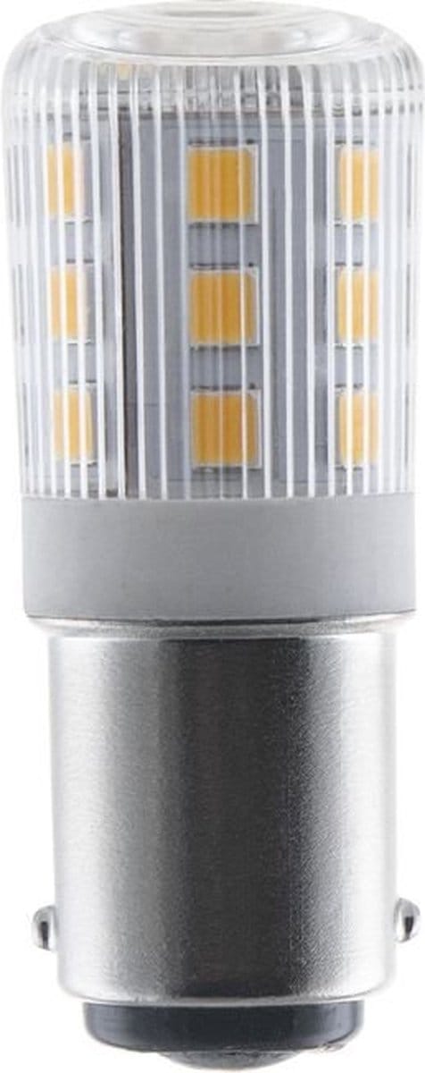 SPL LED Buislamp Ba15d 3W 3000K 250lm 230V - Helder - Warm Wit