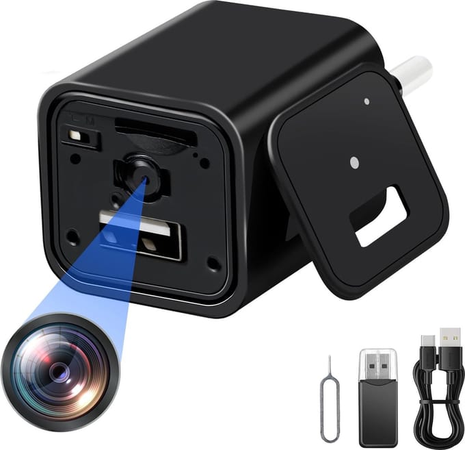 Verborgen Camera - Spionage Camera - Geheime Camera - Spy Camera - Spycamera - Spion Camera - Verborgen Mini Camera