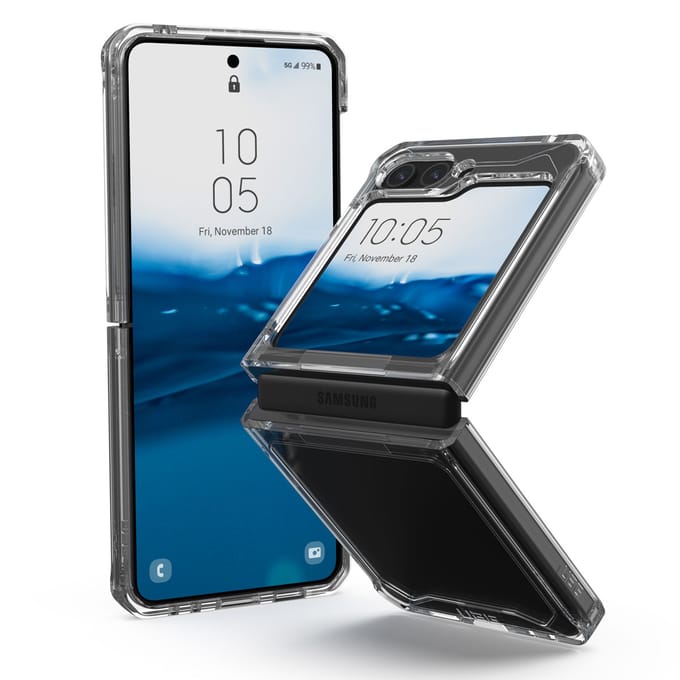 UAG Plyo Backcover voor de Samsung Galaxy Z Flip 5 - Transparant