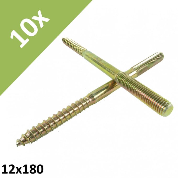 Fischer hanger bolt 12x180, 100 pieces, # 80297  - 2) 10 Stück