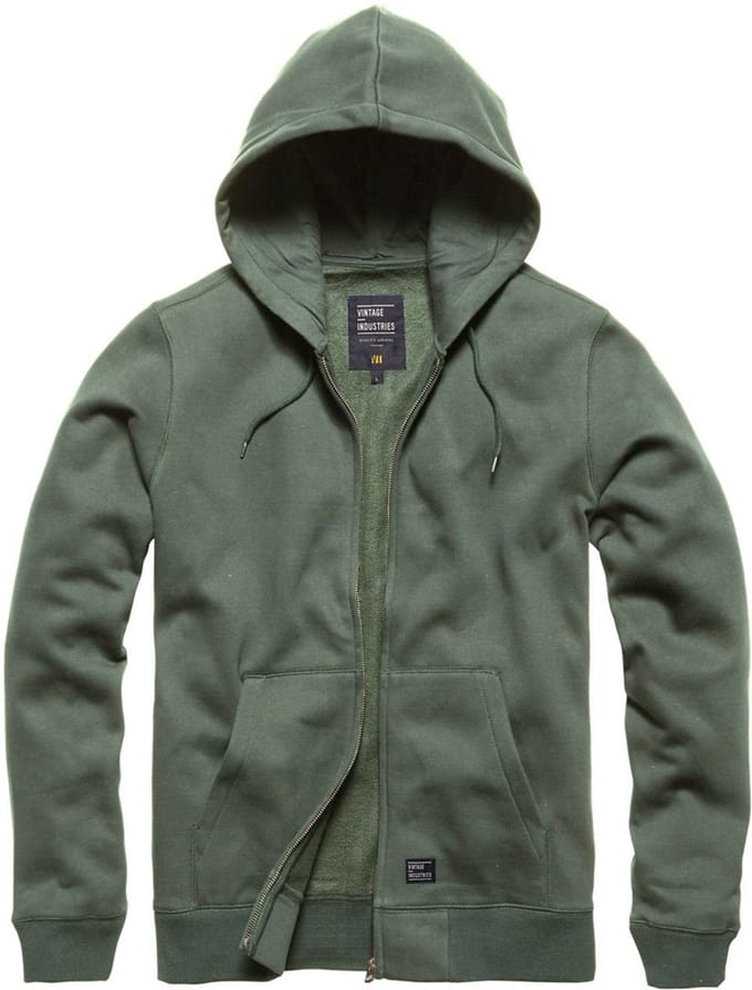 Vintage Industries Redstone hooded sweatshirt Mid Grey S
