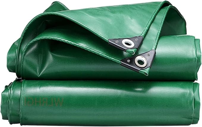 Beschermend Zeil - Afdekzeil - Universeel Afdekken - Versterkte Ogen - 0.5 x 8.5 m - Groen