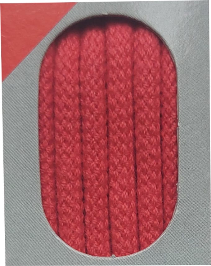 Bob Veter - Rood - Sport Rond - Koord Veters - Lengte 75 cm - Dikte 3 mm - Schoenveter