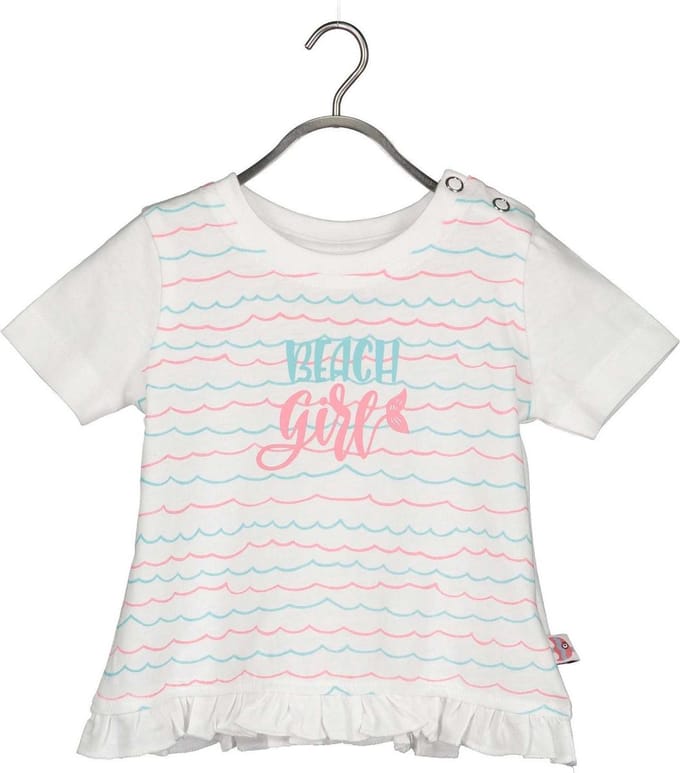 Blue Seven - T shirt meisjes - Wit - Maat 68