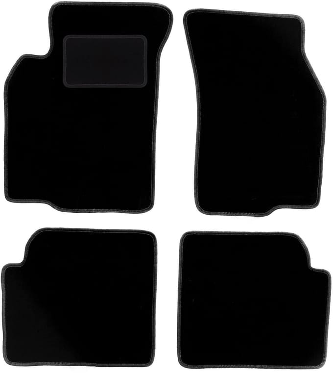Zwarte veloursmatten voor: Mitsubishi Colt V (CJ0) hatchback (1996-2003)