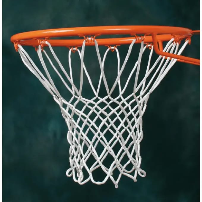 Paar nylon (polyamide) basketbalnetten 4mm Emdé