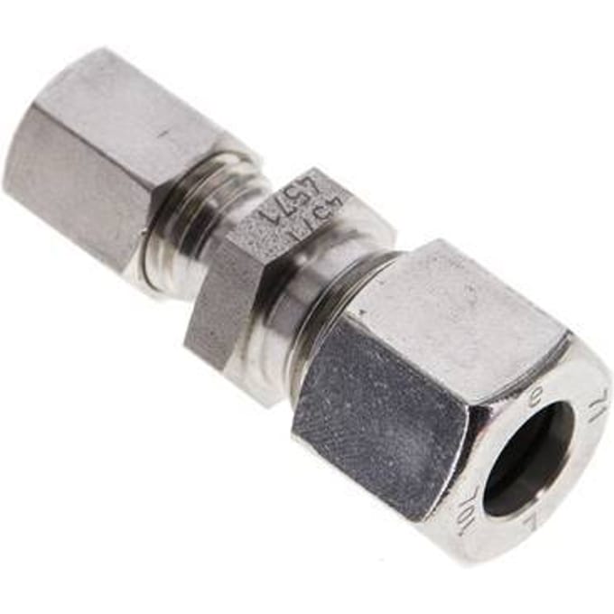 6L & 10L RVS Rechte Snijringkoppeling 315bar ISO 8434-1