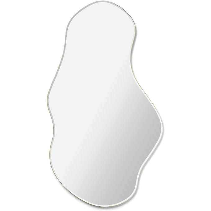 Ferm Living Pond Spiegel - groot - messing